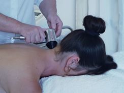 cold or LLLT laser therapy on neck