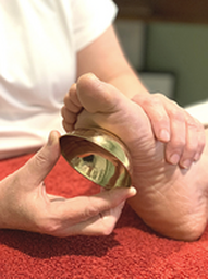 Ayurvedic Foot Massage using the Vatki bowl